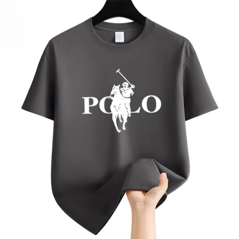 Vêtements de marque pour hommes, mode été, shorts décontractés pour affaires, t-shirt à manches courtes polyvalent à col rond, t-shirt respirant