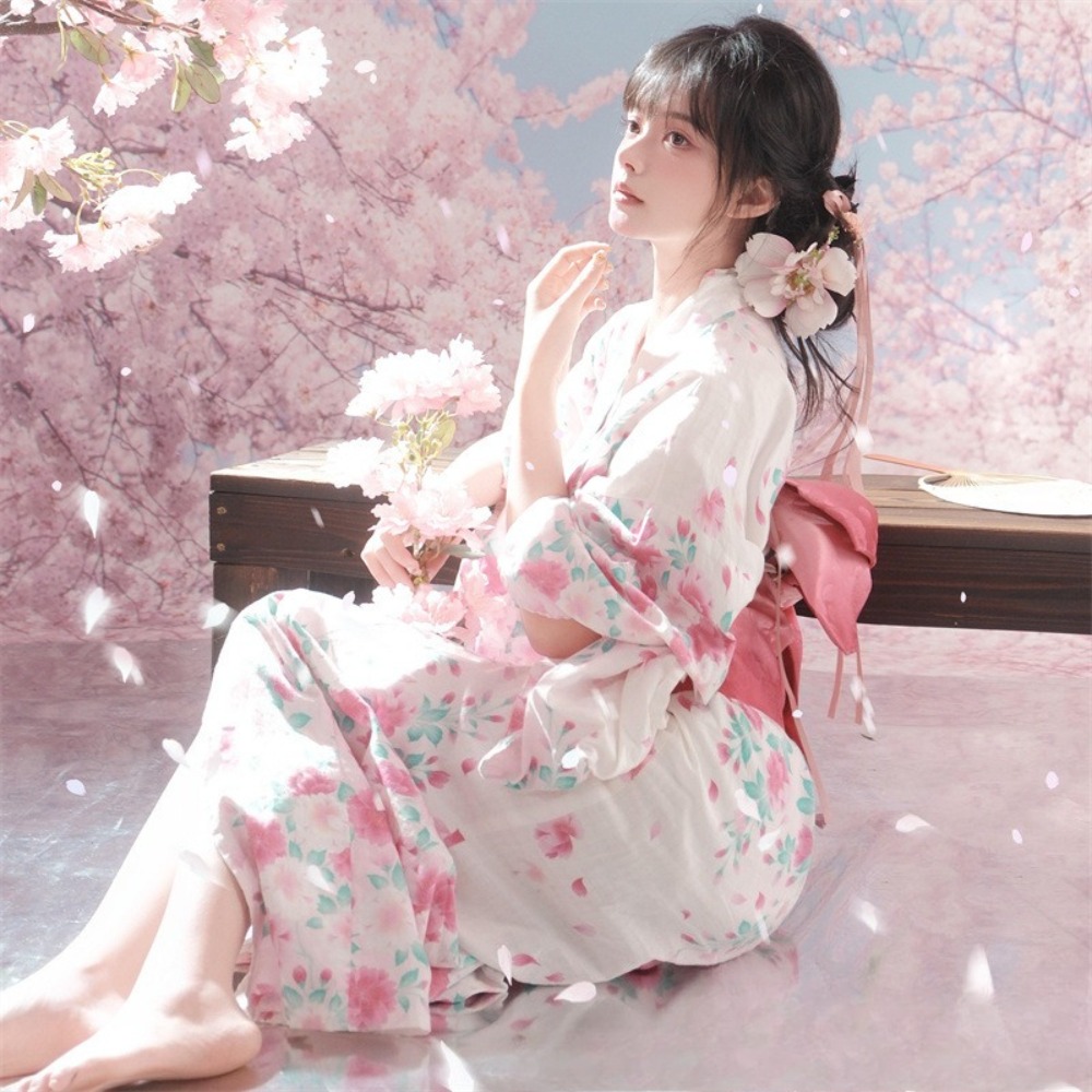 Kimono Yukata japonais rétro amélioré pour femmes, robe traditionnelle, tenue ample et élégante pour fête à thème, Halloween, Cosplay