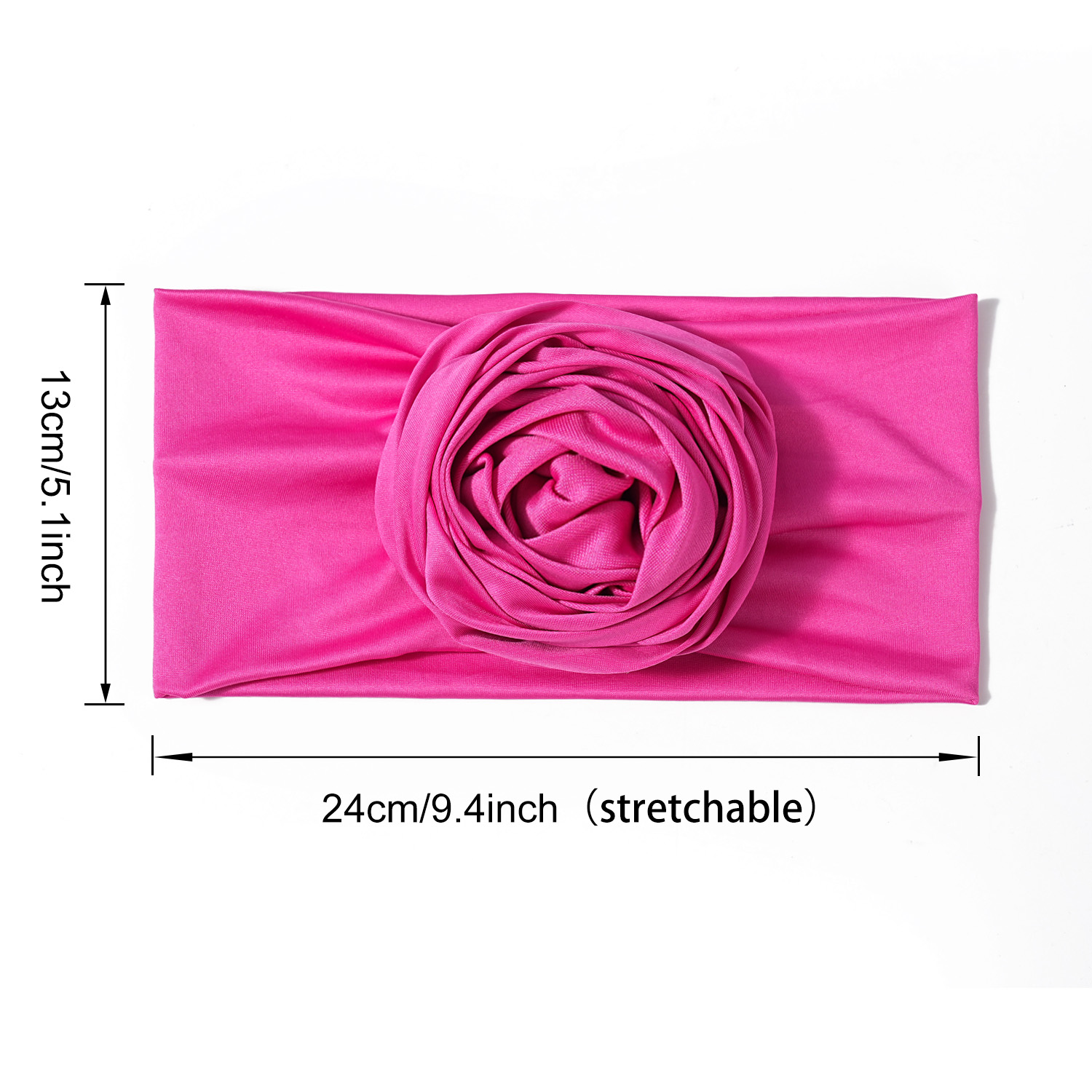 Mode grande fleur bandeau Boho fleur Bandana Turban enveloppement femmes cheveux accessoires femmes africaines élastique chapeaux chimio bandeau