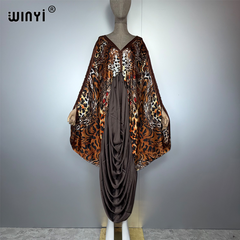 WINYI robe de soirée dubaï luxe femme caftan ample femme musulmane vêtements vacances plage couvertures boho femme vêtements robes