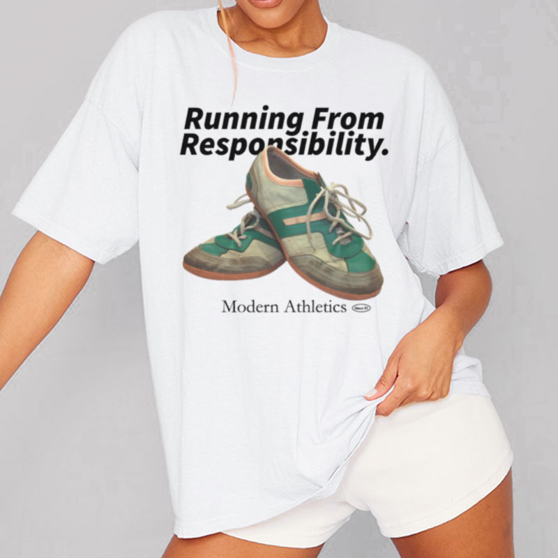 Courir de responsabilité citations drôles T-Shirt Marathon coureur T-Shirt Hippie rétro sport T-Shirt unisexe été haut tendance