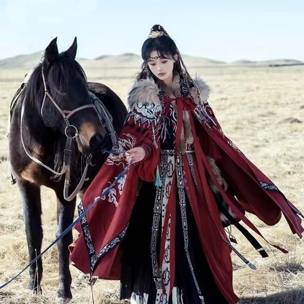 Robe tibétaine exotique pour couples, vêtements traditionnels chinois brodés Zang, tenues de scène Vintage, costumes de photographie de voyage de mariage