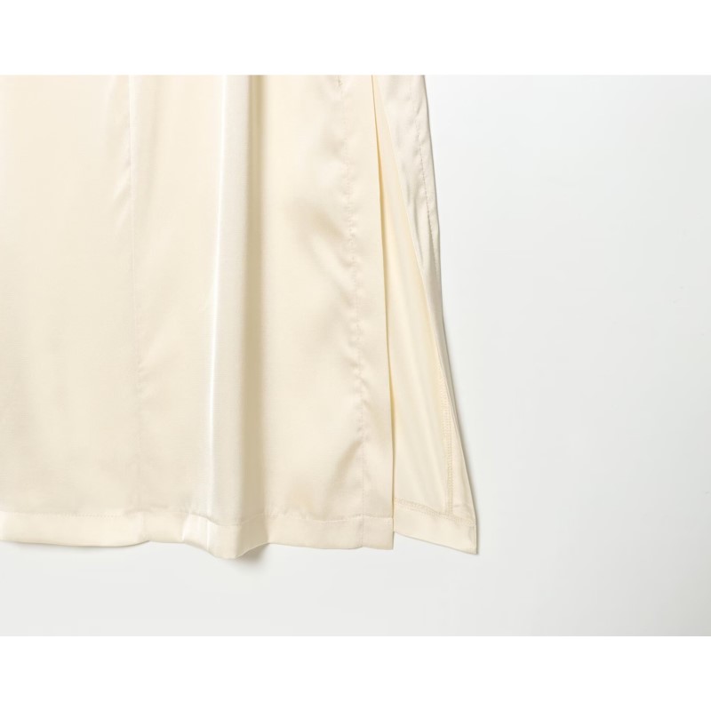 Robe midi fluide pour femme, été 2026, col montant, manches courtes cape, élégante, décontractée, couleur unie