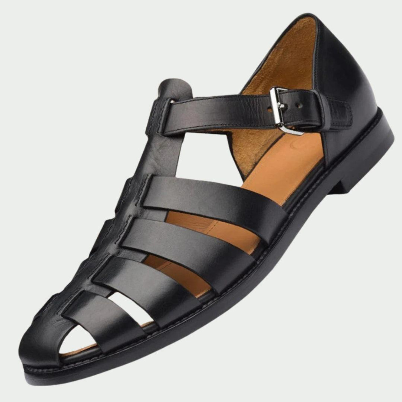 Sandales compensées polyvalentes à bout rond pour hommes, chaussures de Cosplay de plage décontractées à bout fermé, à la mode et confortables