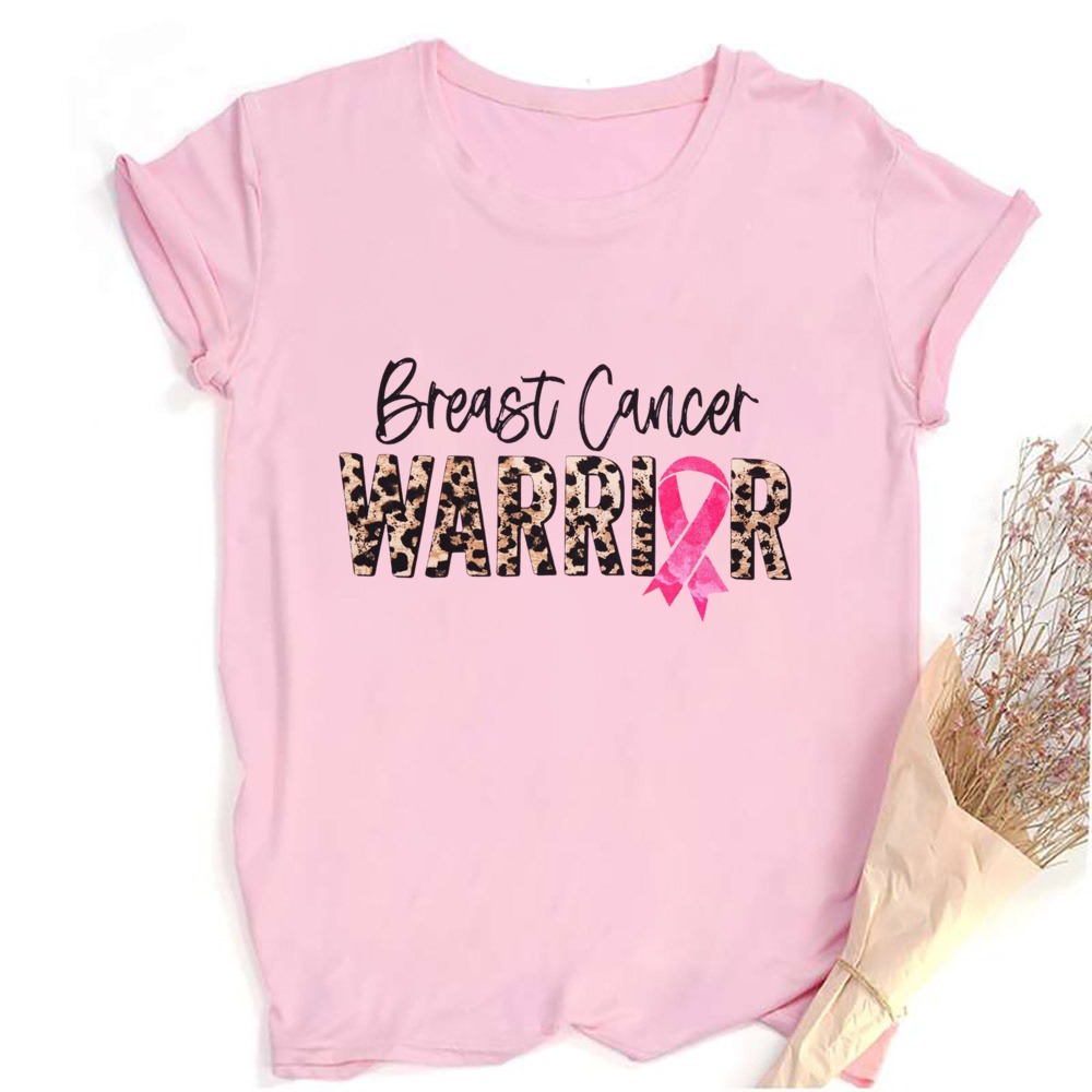 Chemises contre le Cancer du sein pour femmes ruban rose sensibilisation au Cancer du sein T-Shirt cadeaux de soins du Cancer dames T-Shirt hauts