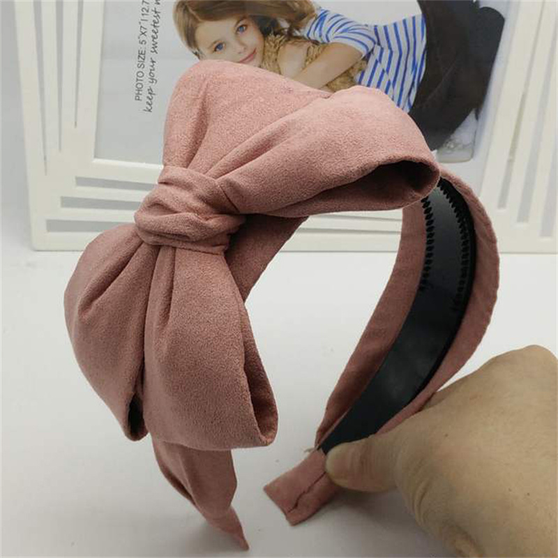 Serre-têtes larges à nœud solide pour femmes, bandeaux de mode pour filles, accessoires de coiffure féminins