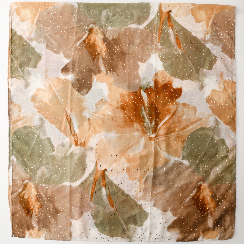 Nouvelle Écharpe Châle en Coton Viscose Scintillant à Motifs Floraux Lurex, Foulard Pashmina de Haute Qualité pour Femme, Stola, Bufandas, Hijab Musulman