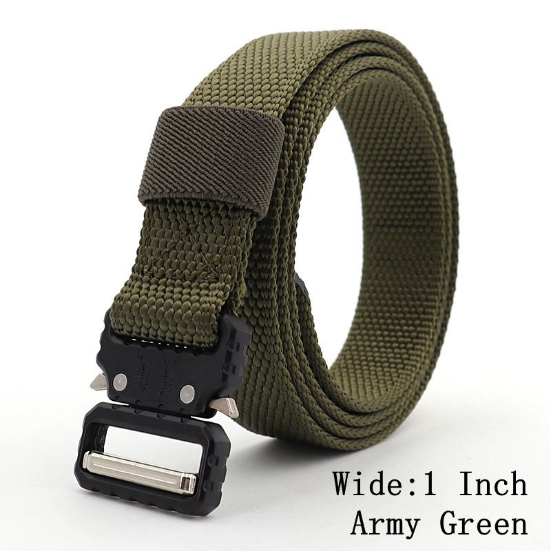 Ceinture tactique pour enfants, boucle à dégagement rapide, pour garçons et filles, ceinture pour pantalon, ceinture en jean, ceintures de créateur, ceinture tactique