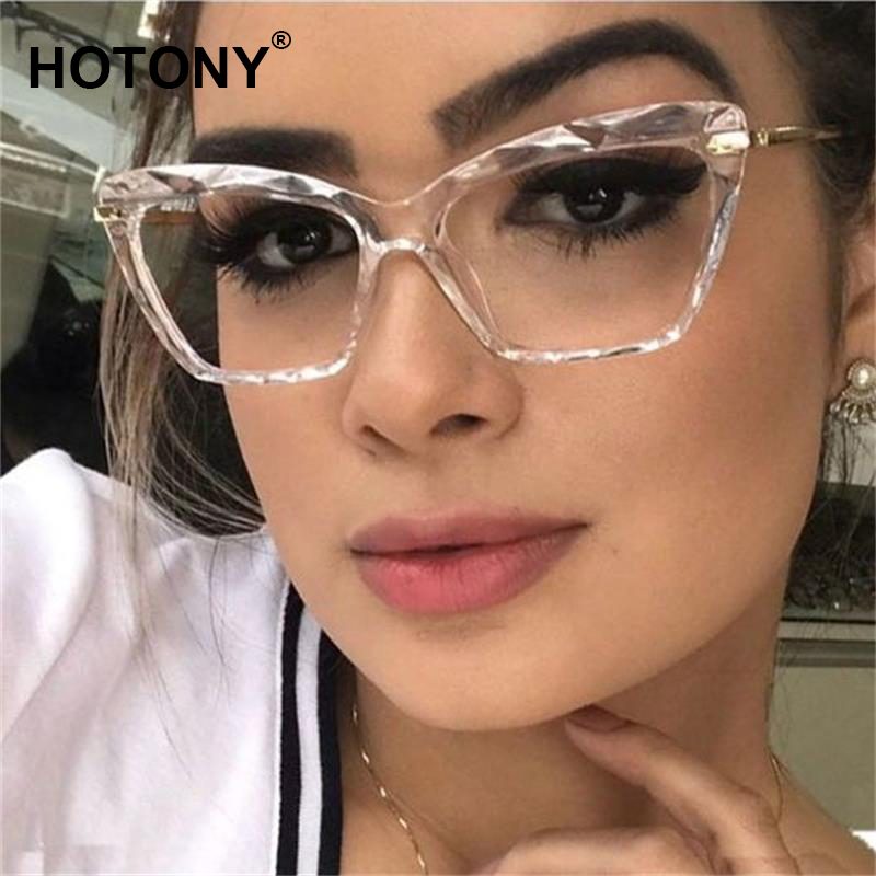 Lunettes à monture en acétate optique pour femmes, lunettes à jambes en métal, lunettes de marque de créateur, styles de mode