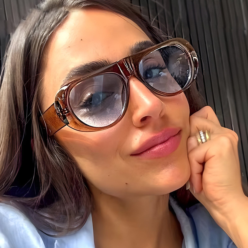 Lunettes de soleil de luxe pour femmes et hommes, marque de styliste dégradé unisexe, Glamour, tendance, UV400