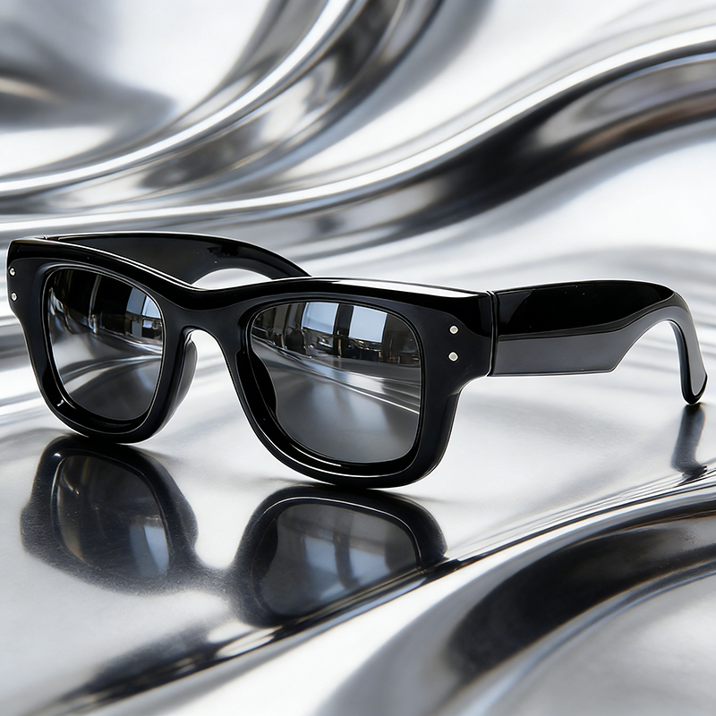 Lunettes de soleil carrées tendance unisexes – Design de voyage simple pour les voyages et la conduite en plein air décontractés