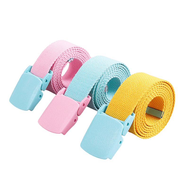 Ceinture Dulbelt en toile pour enfants, ceinture en nylon pour jeunes, ceinture de chasse, tendance décontractée, accessoires de jeans, mode mignonne, 3,2 cm