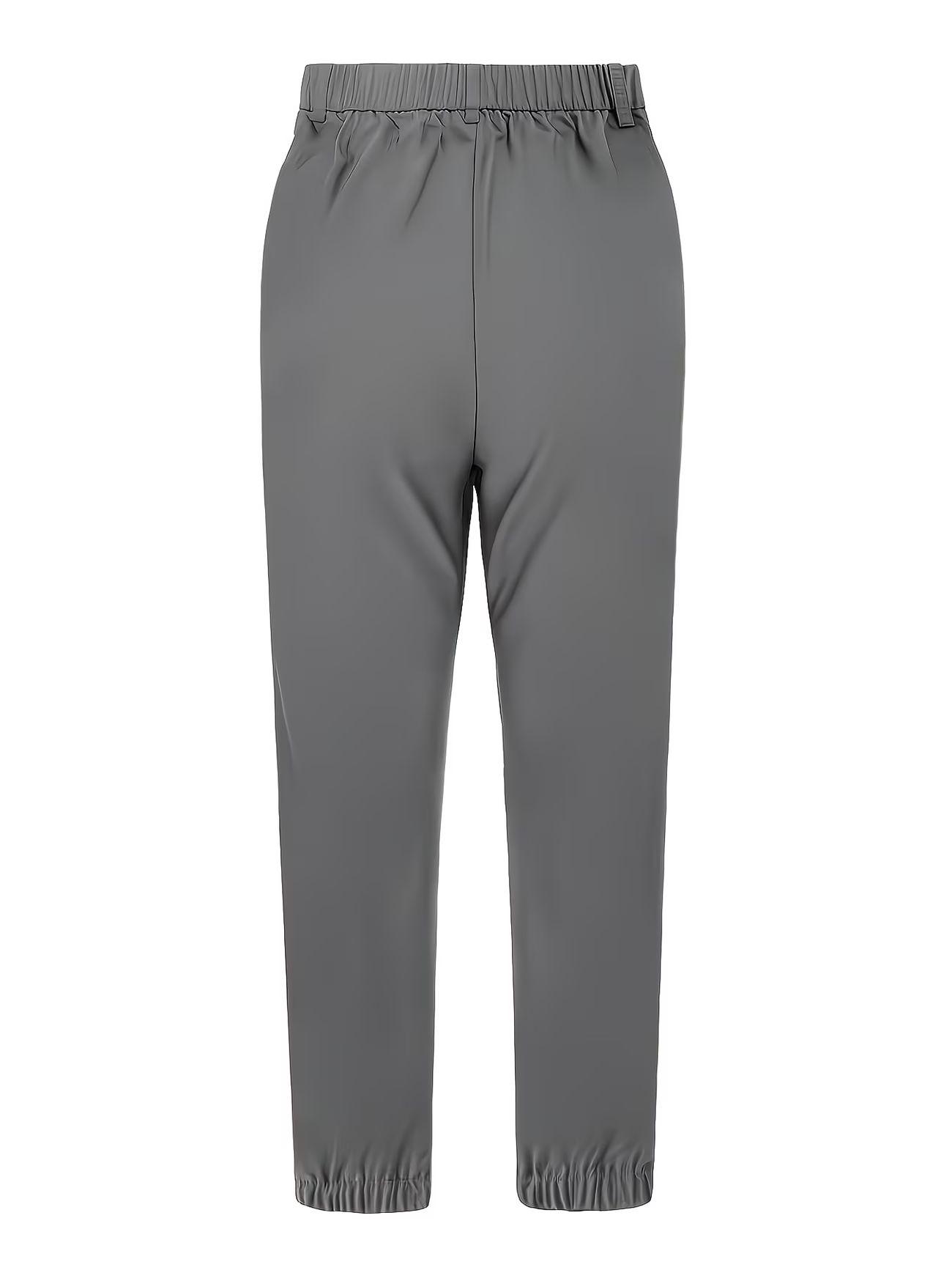 Pantalon cargo décontracté pour femmes, tendance streetwear, avec poches et taille élastique, idéal pour les trajets quotidiens et le quotidien