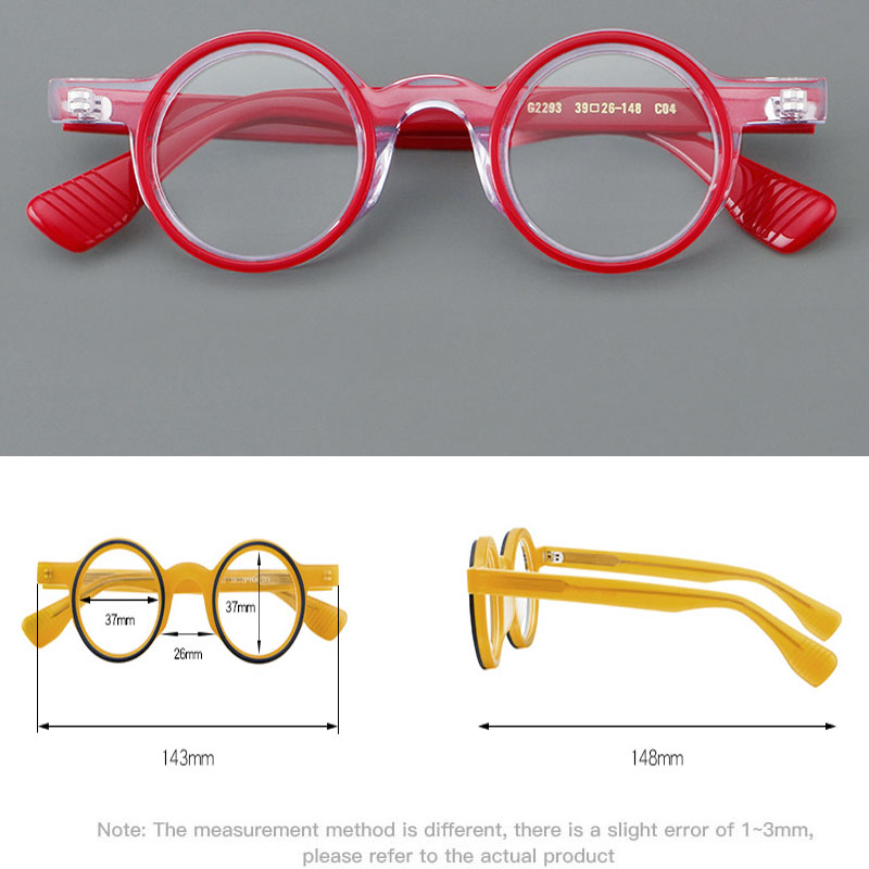 Lunettes De Lecture Rondes Nouvelles Tendance Pour Hommes Femmes Lunettes Ordonnance Personnalisé Monture Optique Pour Usage Quotidien