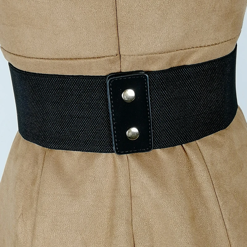 Ceinture Corset élastique grande taille ceintures larges pour femmes taille extensible Cummerbunds grande Ceinture robe Vintage Ceinture Femme