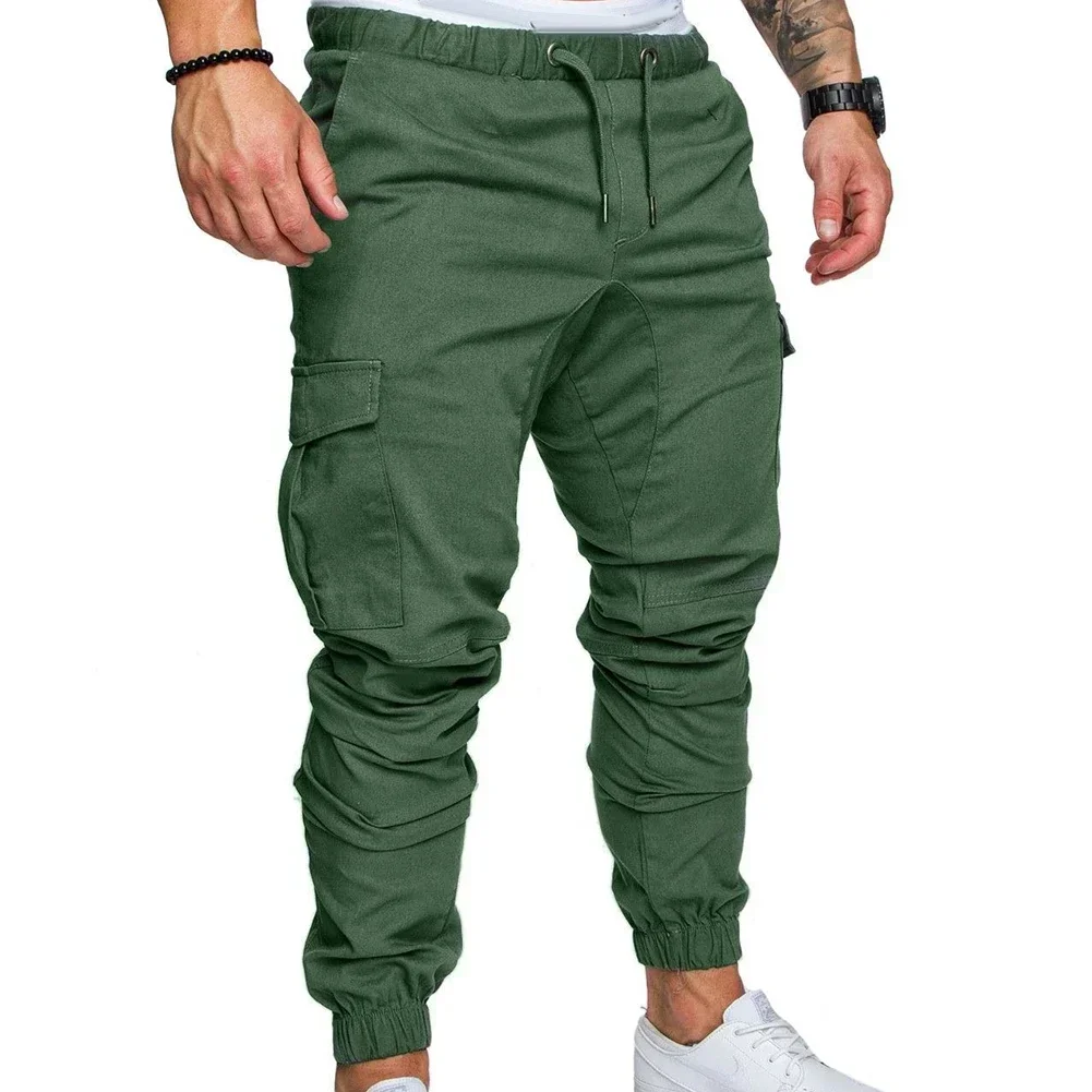 Pantalon de Jogging à Poches Réglables pour Homme, Décontracté, Slim Fit, Rayé, Nouvelle Collection Printemps Automne