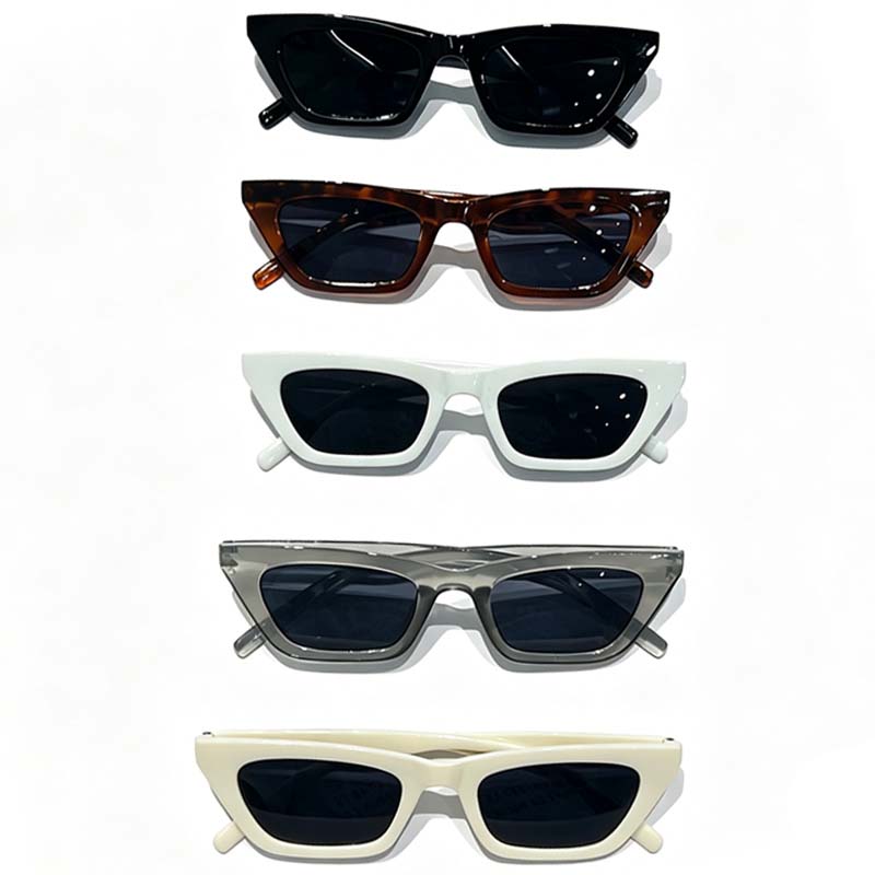 Lunettes de soleil en forme d'oeil de chat, protection solaire pour la plage, lunettes de soleil à la mode, lunettes de style années 90, lunettes d'été