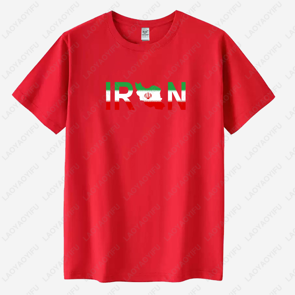 Iran drapeau graphique t-shirts carte de la ville Allah Abrahamic Religions fierté cadeau haute qualité coton T-shirt été femme homme hauts t-shirts