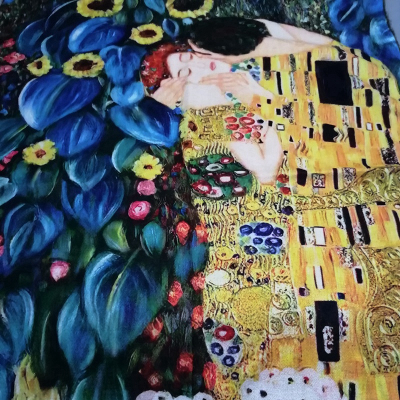 Gustav Klimt – écharpe en cachemire pour femme, châle Pashmina imprimé, idéal comme cadeau de noël ou de mariage