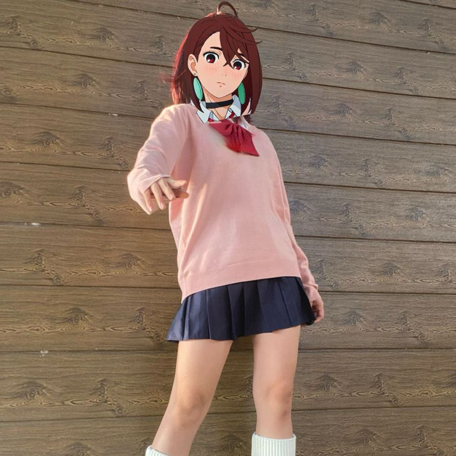 Uniforme JK Ayase Momo Cosplay, tenue de lycéens trempée, jupe Dandadan, costume COS, fête de carnaval, rose