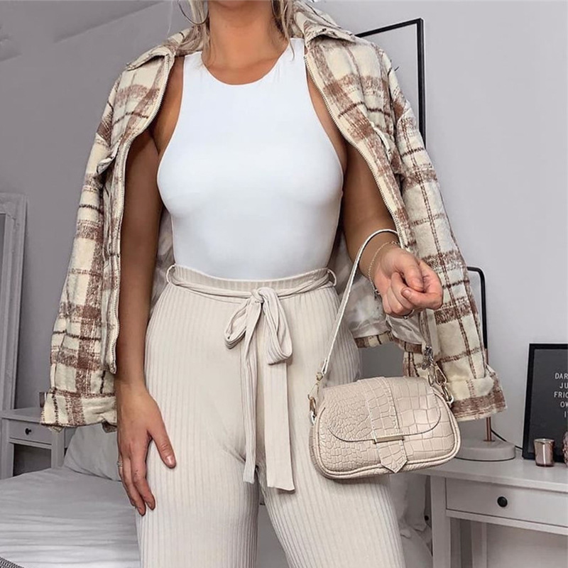 Body Sexy sans manches pour femmes, Streetwear, gaine, entrejambe, basique, solide, haut global, Slim, Goth, Ropa, moulant, une pièce