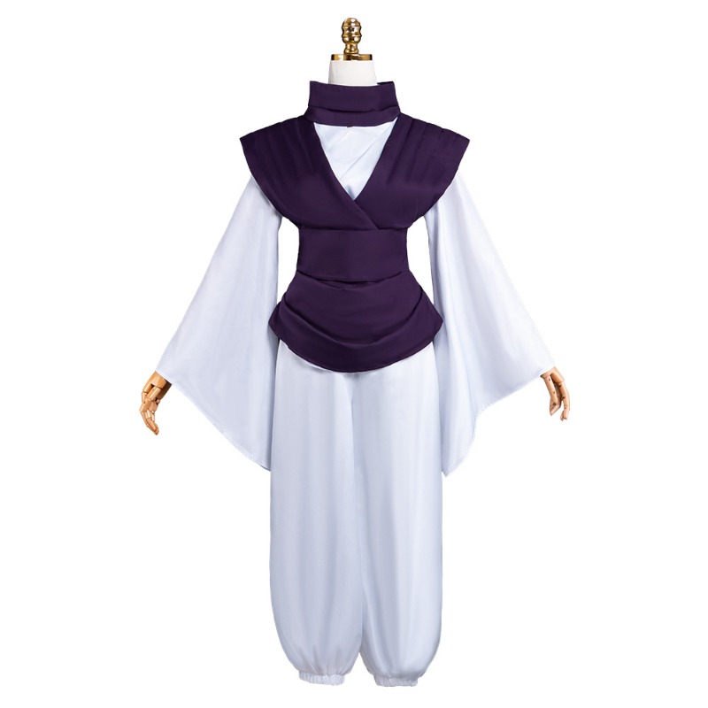 Costume de cosplay Choso de l'anime Jujutsu Kaisen, gilet violet, cache-cou, ceinture, pantalon blanc, tenues de fête d'Halloween pour femmes et hommes