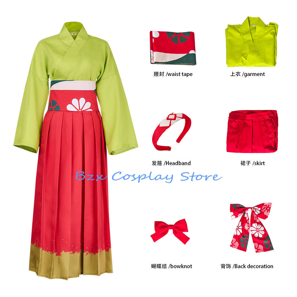 Ekick Anime Cosplay Costume pour femme, salle de sport Leader, uniforme Kimono, robe, ensemble de fête d'Halloween, 03