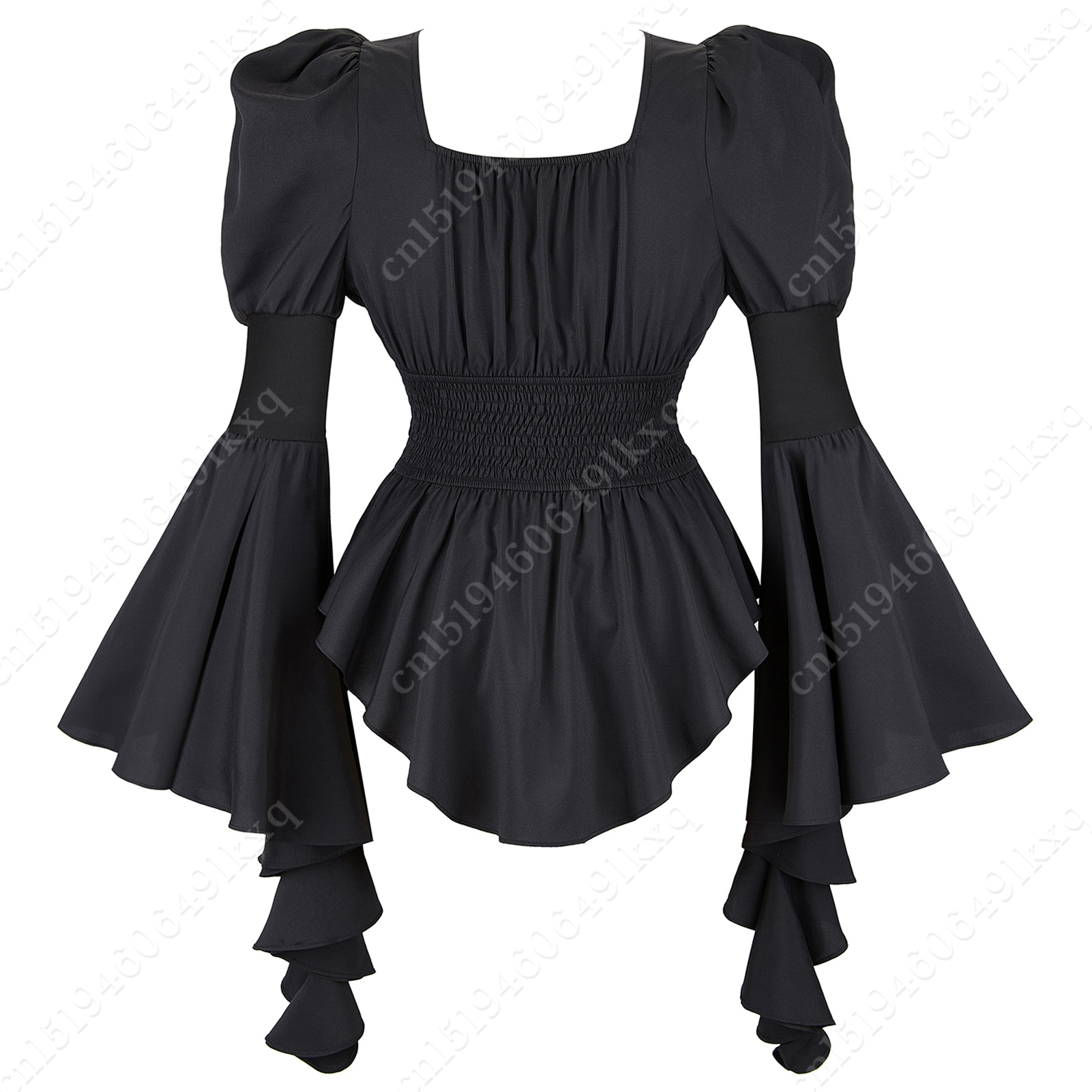Chemisier médiéval femmes manches longues Steampunk Pirate blouse victorienne filles gothique Costume chemise rétro