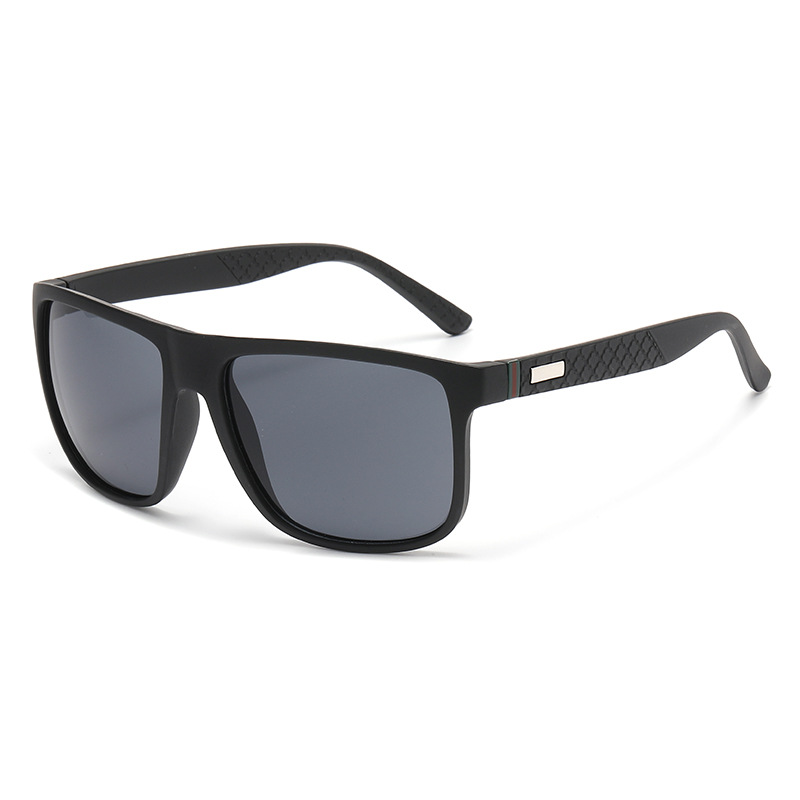 Lunettes de soleil polarisées élégantes pour hommes, conçues pour la conduite, avec protection UV et verres haute définition. Tendance, de forme carrée