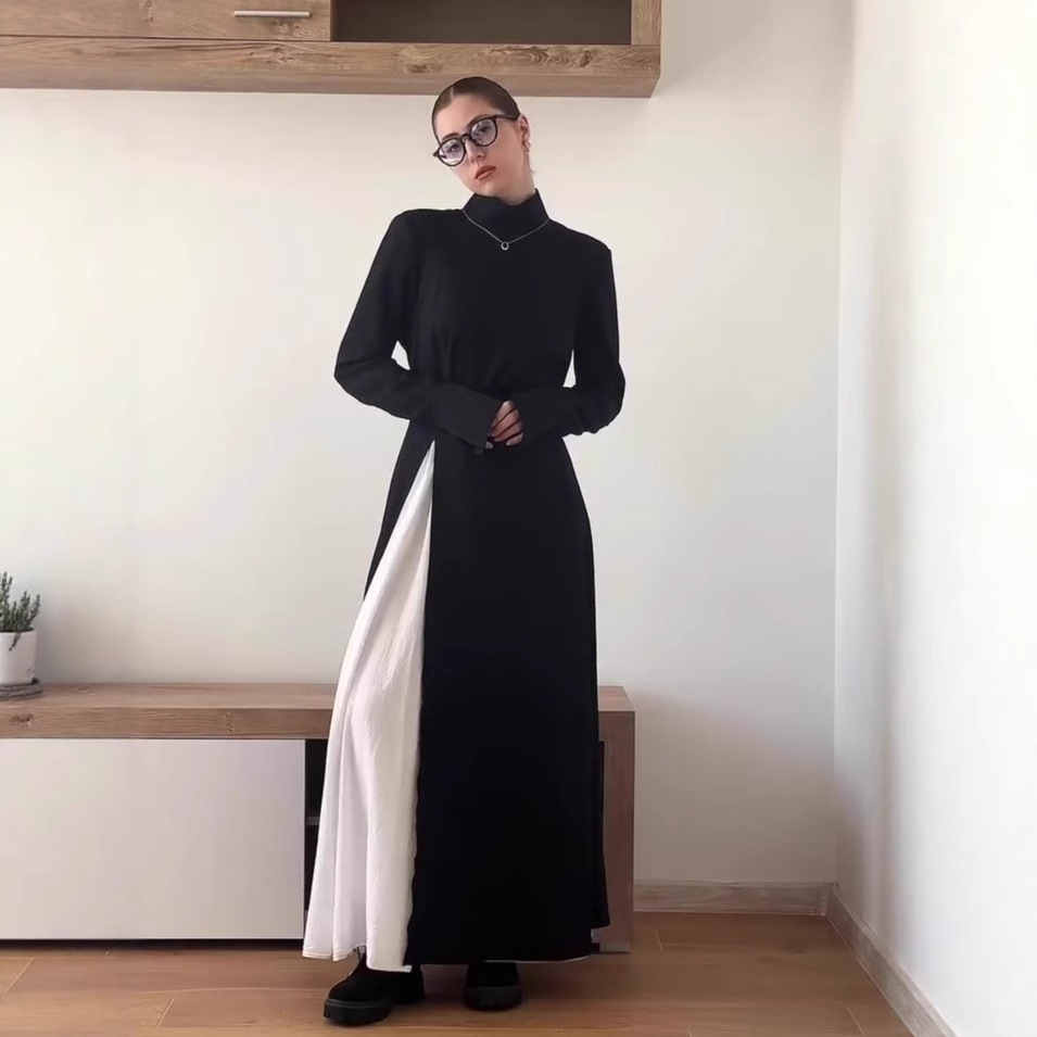 Eid – ensemble musulman pour femmes, jupe longue, haut, jupe, arabe, 2 pièces, col roulé, jupe, Ramadan, maroc, dubaï, tenues islamiques, 2026