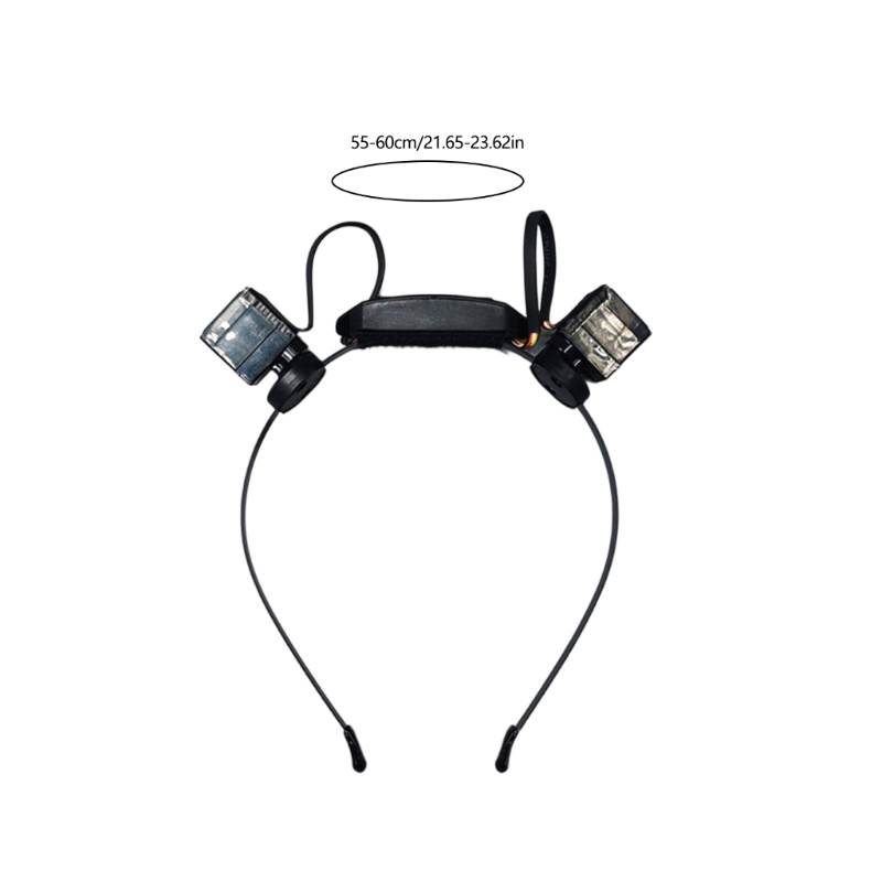 Bandeau d'oreille lapin électrique en forme d'oreille mobile, cerceau cheveux mignon pour