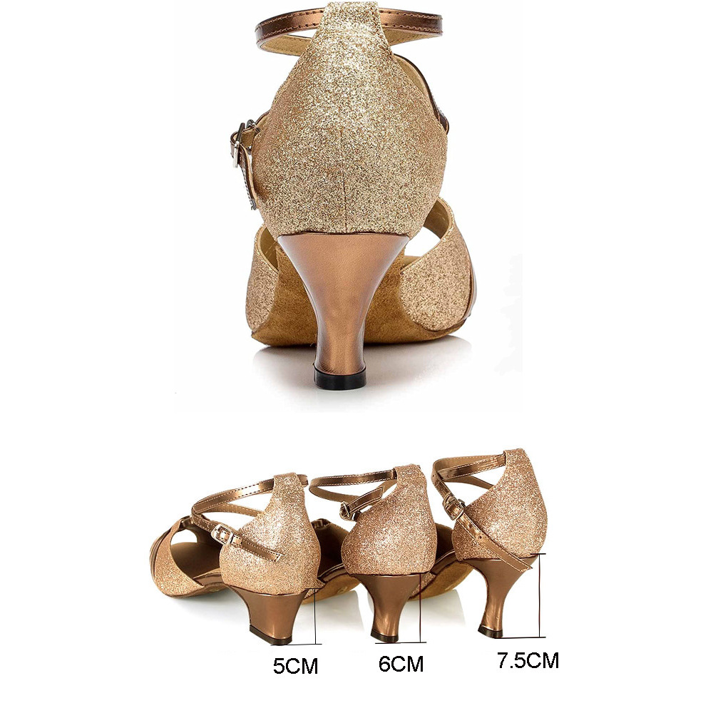 Chaussures de danse latine noires à talons hauts, sandales de jazz, pour tango, danse de salon intérieure, fête estivale, pour femmes, entraînement, danse moderne 2026