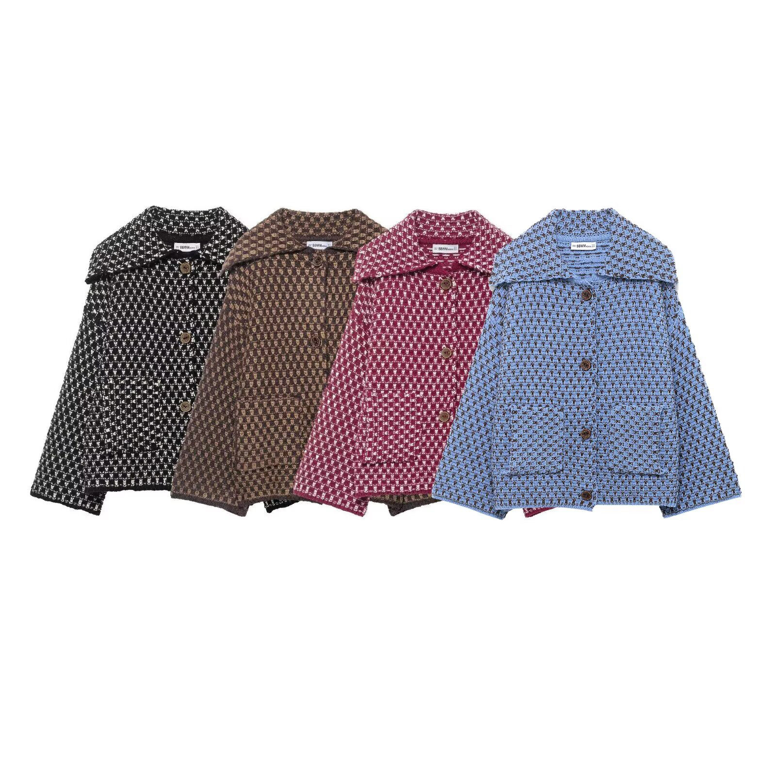 Cardigan tricoté décontracté de style coréen pour femme, veste de tempérament, ample et amincissante, nouvelle collection automne et hiver 2025