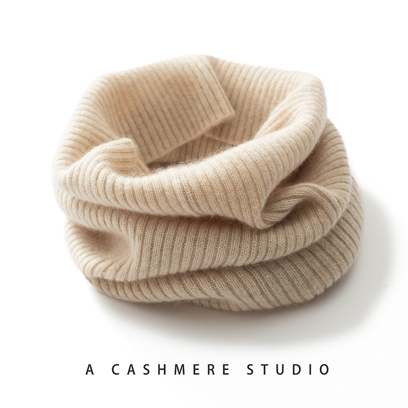Écharpe en cachemire doux pour femme, écharpe chaude optique pour le cou, écharpe à joint torique, 100% cachemire, mode automne et hiver, nouvelle arrivée, marque pour femme, 4 couleurs
