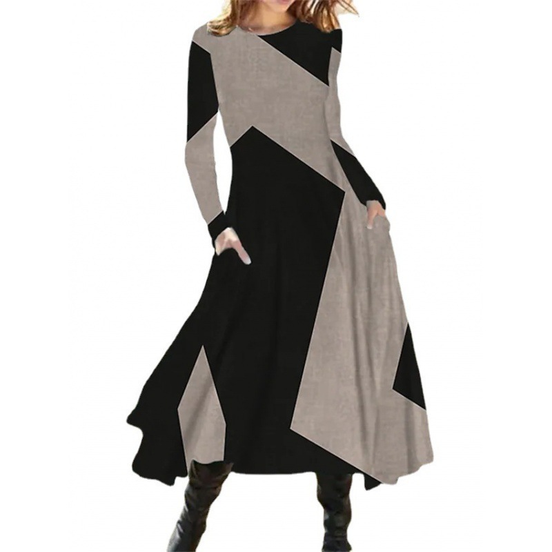 Robes pour femmes 2026 – Style ethnique décontracté, mode rétro, automne-hiver, manches longues, robes amples, vêtements pour femmes, vestidos