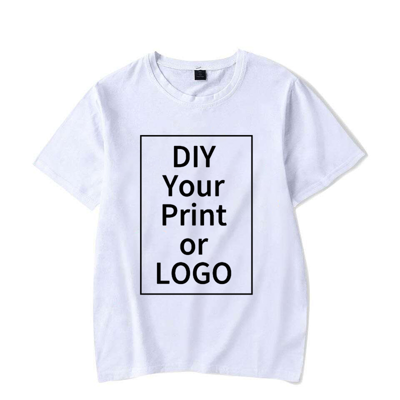 Mode t-shirt femmes hommes été personnalisé imprimé t-shirt bricolage Photo Logo marque texte t-shirt personnaliser vos vêtements chemise