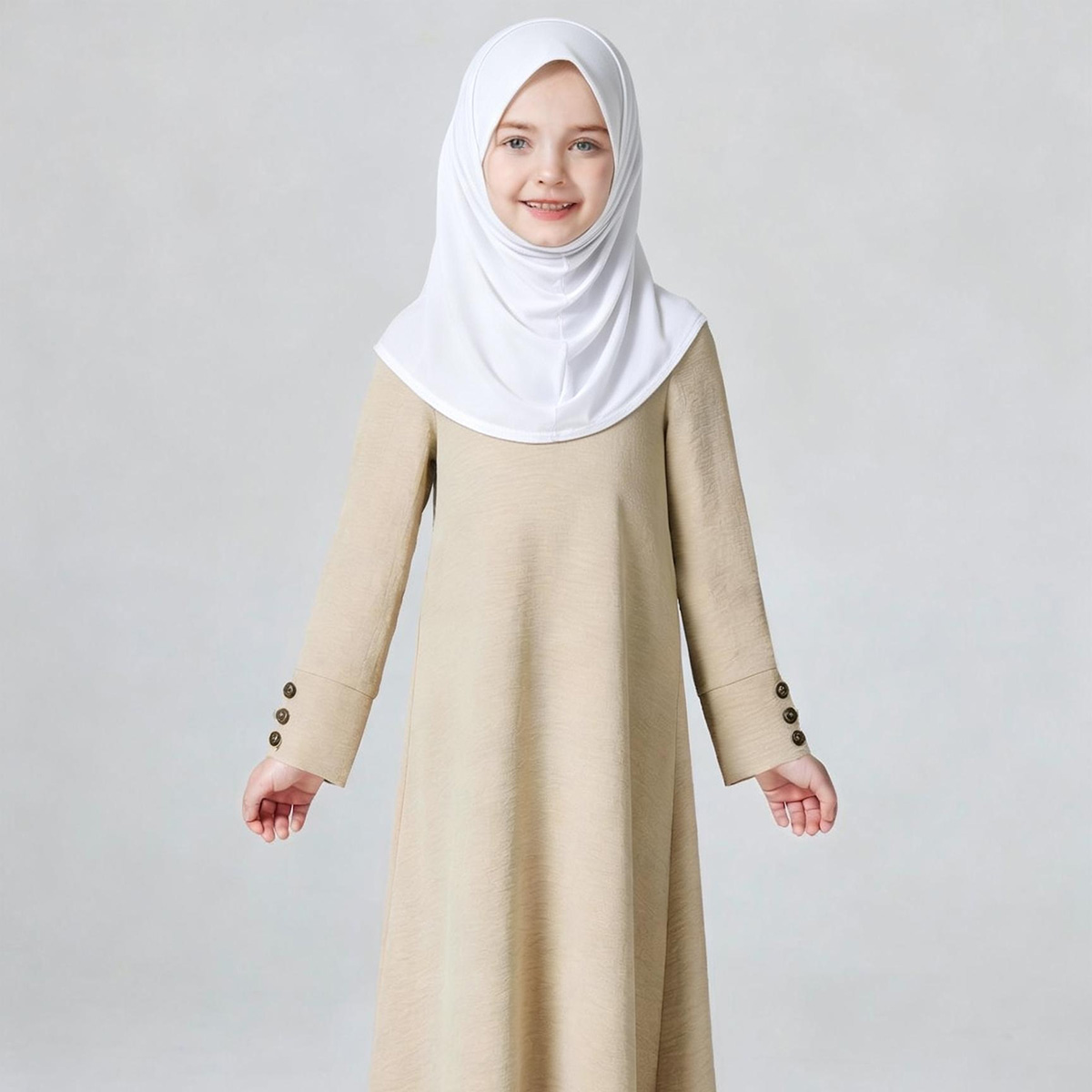 Hijab pour enfants musulmans, sous-hijab en coton modal uni pour filles, doux et extensible, pour la prière, turban malaisien, bandana, couvre-tête