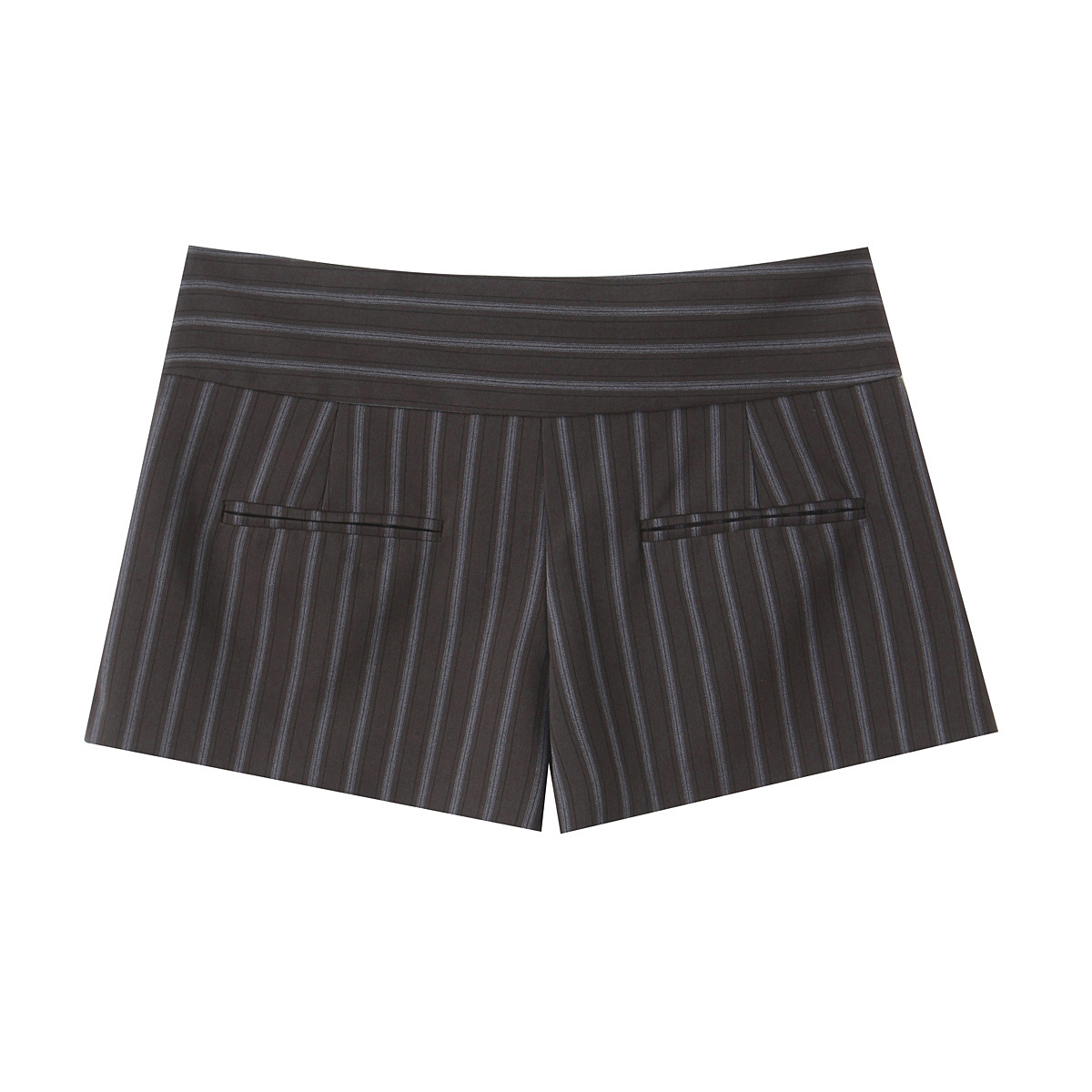 Shorts à taille basse et large, à rayures simples, style européen et américain, tendance printemps, tempérament