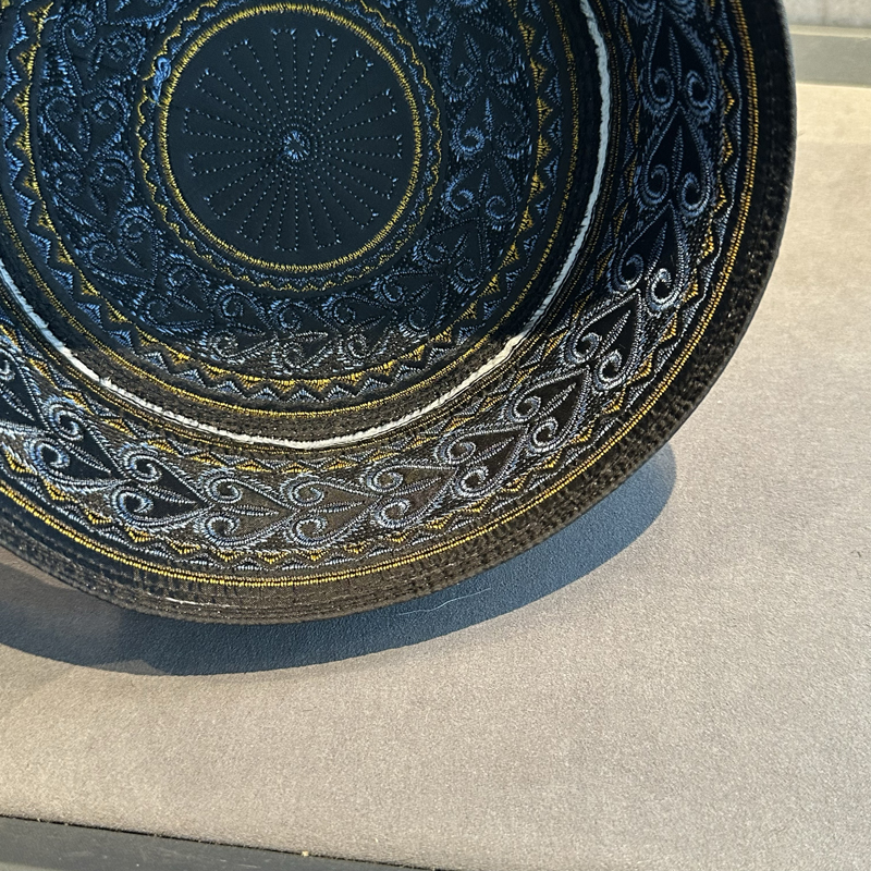 55-60 nouveaux hommes musulmans chapeau de prière coton broderie arabie saoudite chapeau islamique musulman Turban casquette juive hommes foulard vêtements