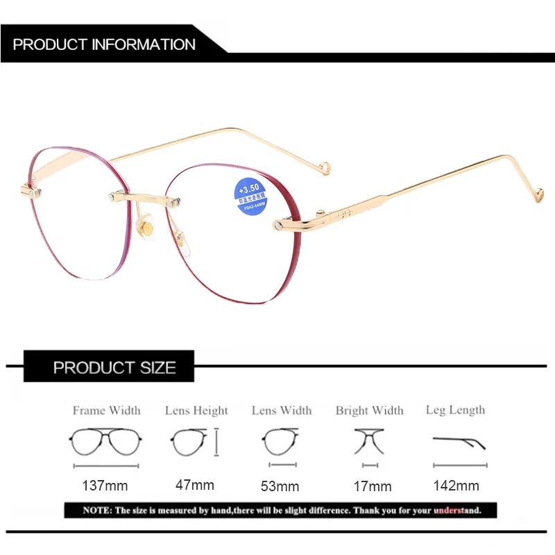 Nouveau dégradé lunettes de lecture unisexe femmes Anti rayon bleu presbytie lunettes de soleil dames PC lentille cadre hypermétropie sans cadre lunettes
