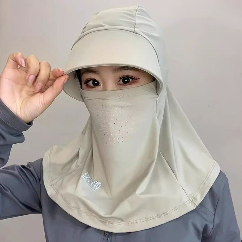 1 pièce Écharpe de cou pour femme, protection UV, pour l'été, couvre-chapeau, couvre-tête, protection solaire, pour activités de plein air, cyclisme, alpinisme