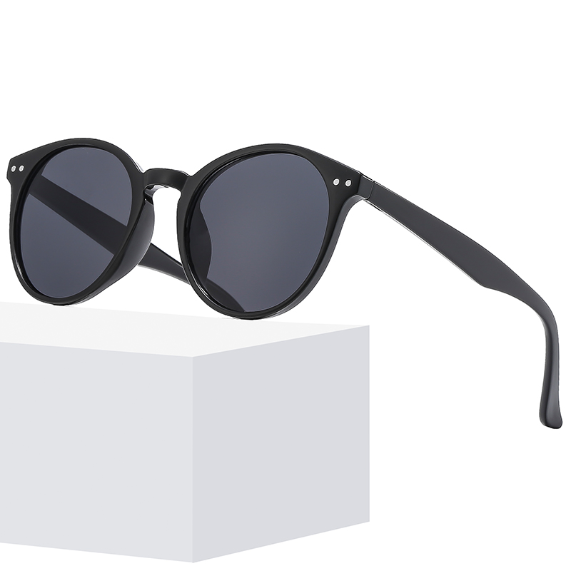 Lunettes de soleil rétro classiques pour femmes, de haute qualité, ovales, à la mode