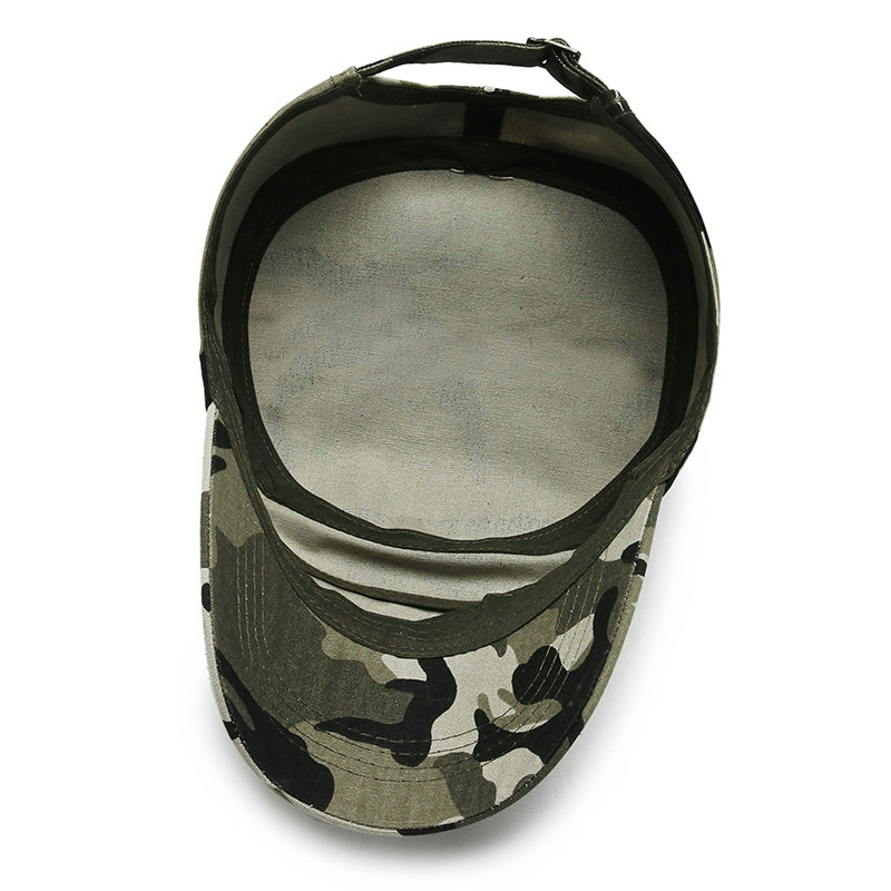 Casquette plate pour hommes, chapeau militaire de Camouflage, chapeau de soleil d'été pour l'escalade en plein air, randonnée tactique