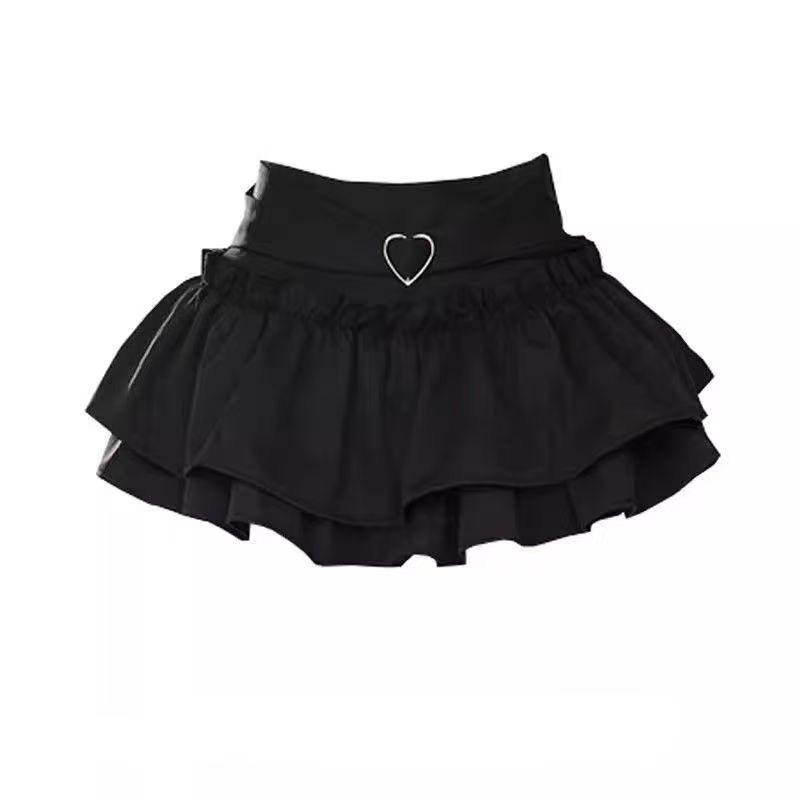 Mini jupe trapèze rose pour femmes, nouveau Style, jupe gâteau bouffante et amincissante, robe plissée, légère, à la mode, été 2025