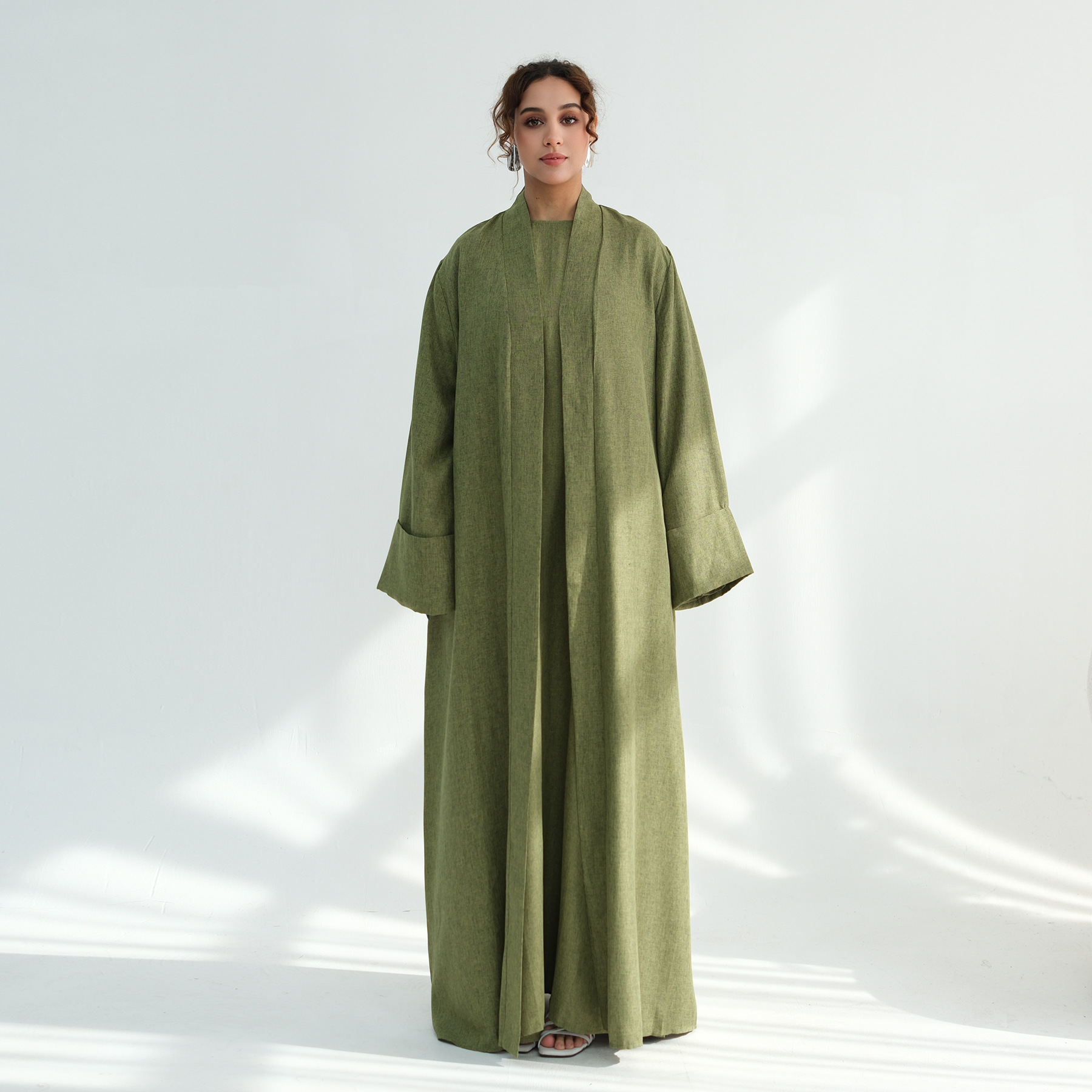 Robe Modeste pour Femmes Musulmanes, Kimono Cardigan, Abaya Dubaï, Kaftan Turc, Femme Musulmane, Vestidos Ramadan Eid Islam Jalabiya Kebaya