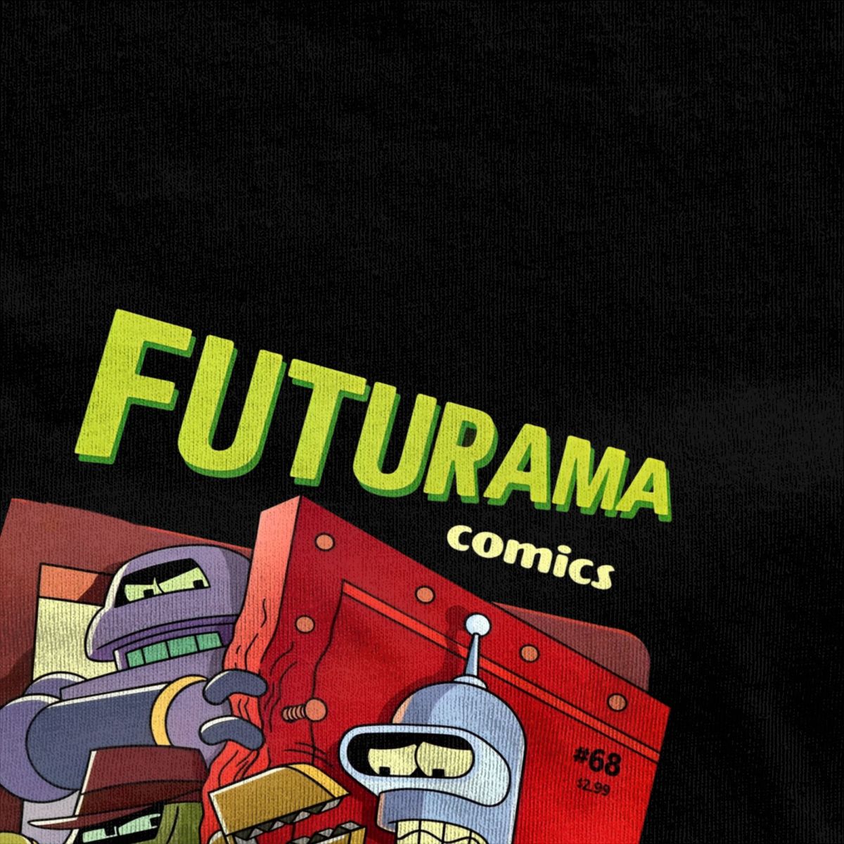 Hommes femmes Futuramas bande dessinée t-shirts 100% couverture en coton nouveauté à manches courtes col rond t-shirts 4XL 5XL 6XL T-Shirt