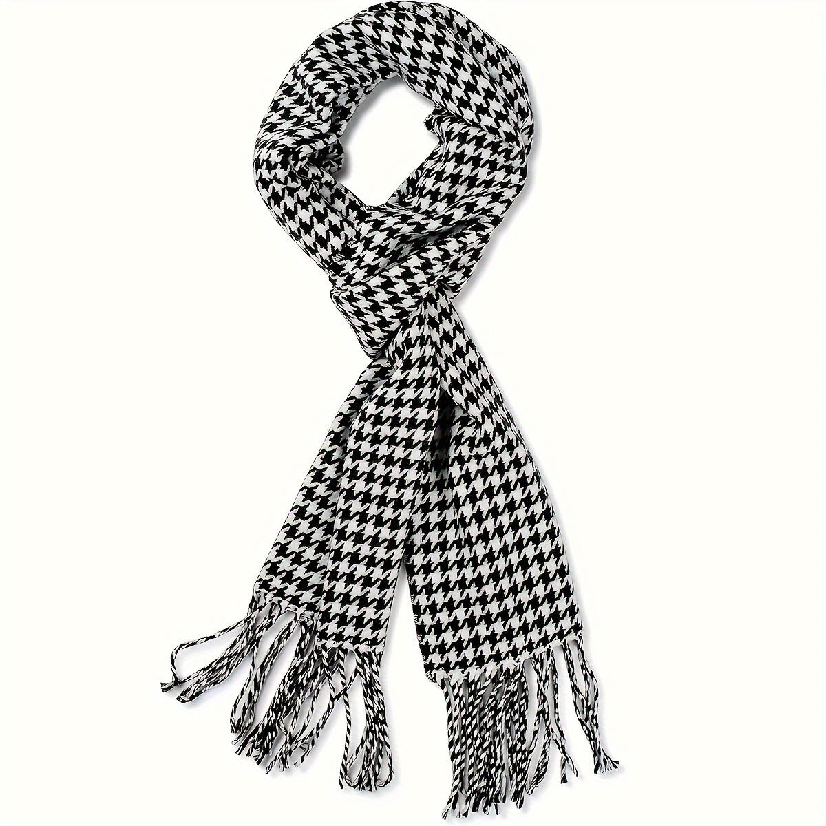 Écharpe à carreaux Imitation cachemire unisexe, doux et solide, châle d'hiver pour femmes, nouvelle enveloppe Bandana Pashmina gland, foulard épais et chaud