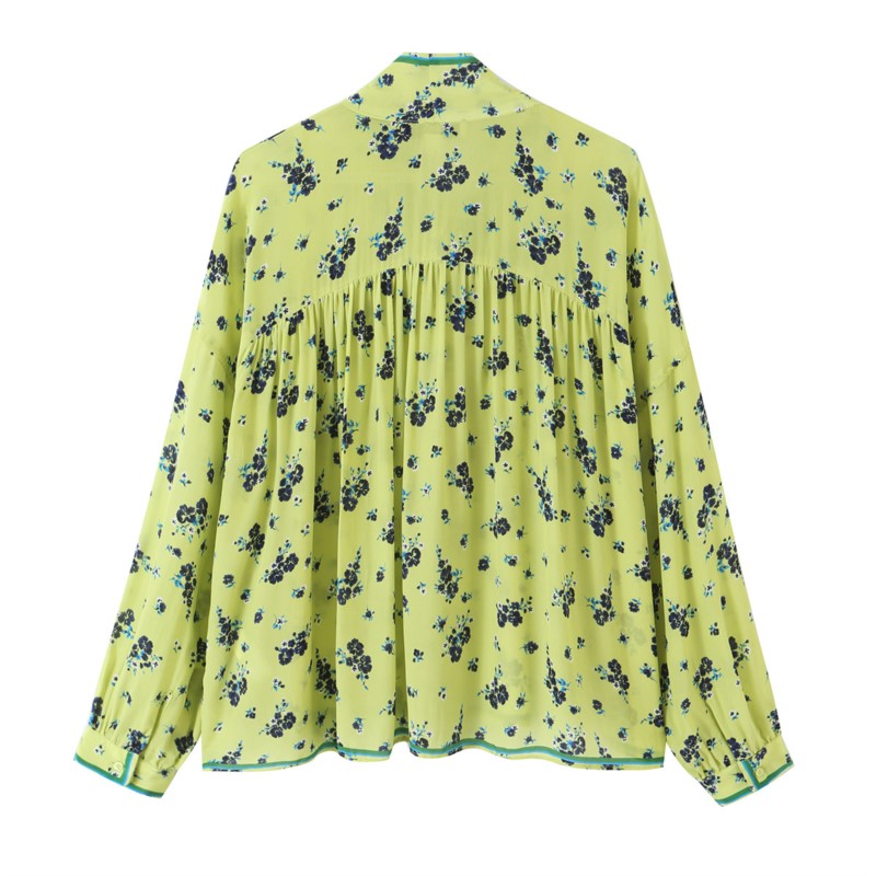 Ensemble de jupes imprimées pour femmes, automne, haut à manches longues à col en V et lacets, jupe à taille mi-haute et élastique, ensemble 2 pièces décontracté et tendance pour femmes