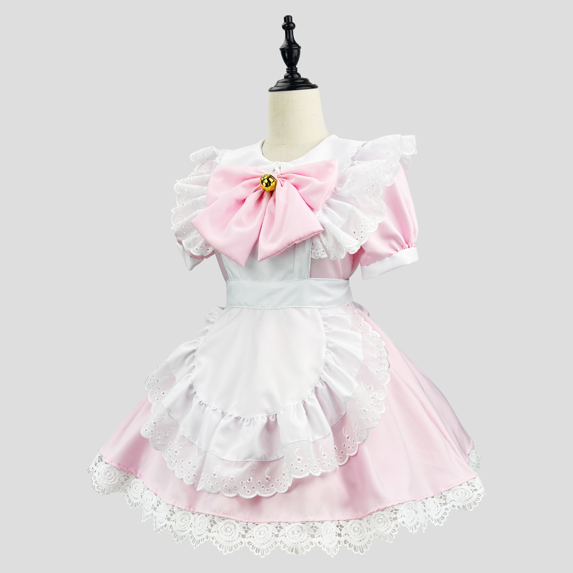 Costumes d'Halloween, uniforme de demoiselle d'honneur Lolita, tenue de fête de carnaval pour femmes, taille plus, tenue de jeu de rôle de fille-gueule-de-chat gothique pour étudiantes