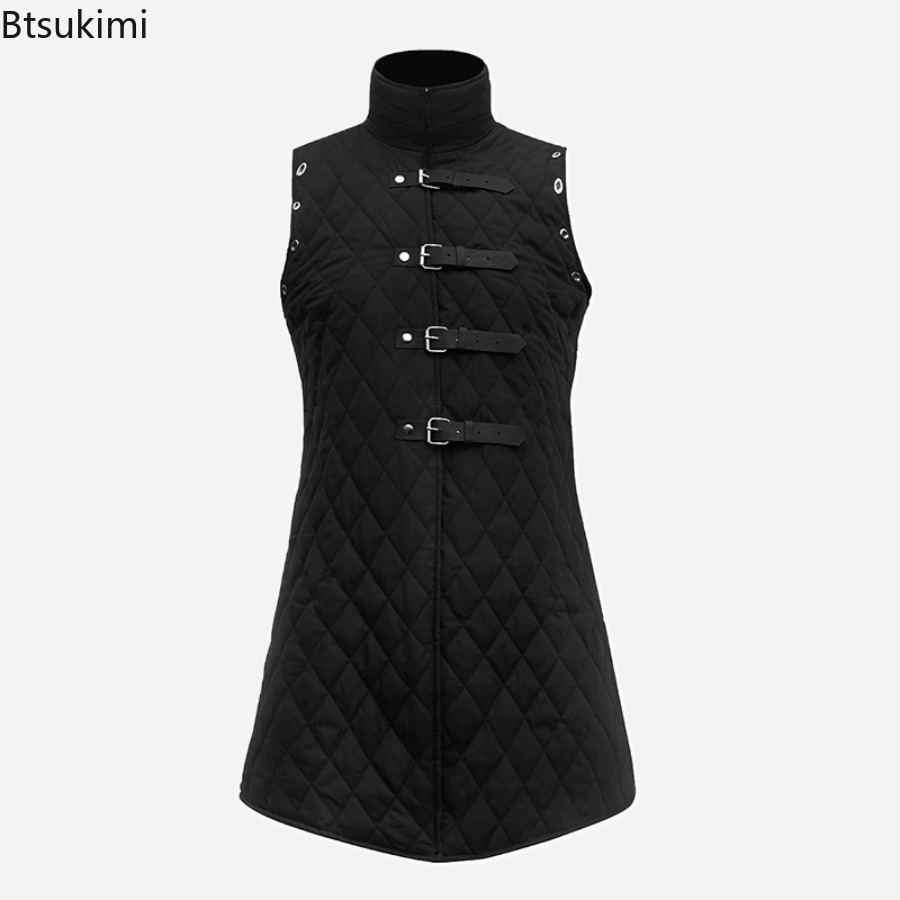 2026 Gambeson Aketon, Gilet d'armure médiéval sans manches, tenue Viking pour LARP, guerrier, chevalier, chasseur, pour hommes adultes